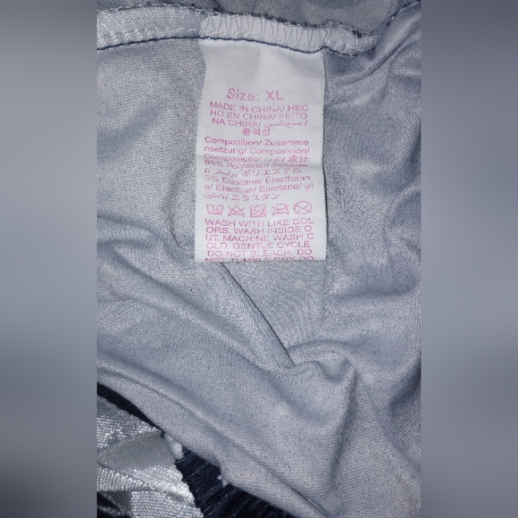 Gray and Blue Moon Pajama Set,Size XL - Picture 4 of 4